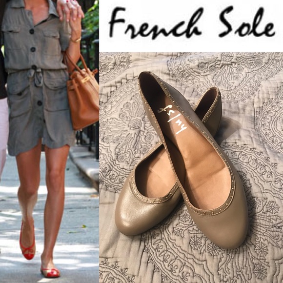 French sole ballet flats sale Clearance